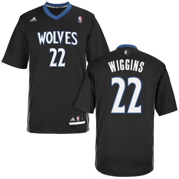 maglietta andrew wiggins 22 minnesota timberwolves 2016 nero